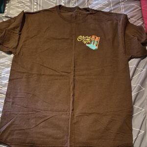 Charming Girl Brown Short Sleeve Tee